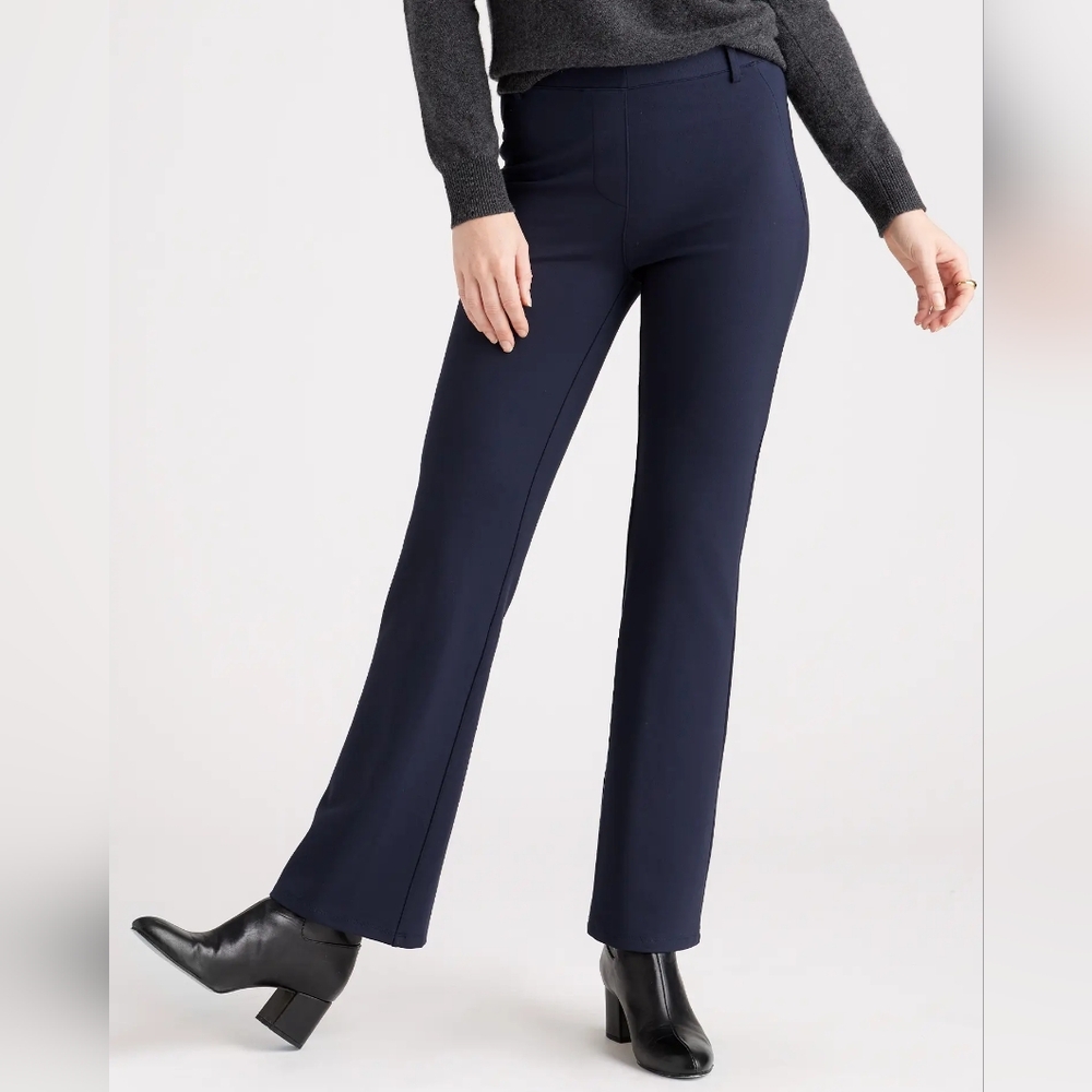 Quince Ultra-Stretch Ponte Bootcut Pants